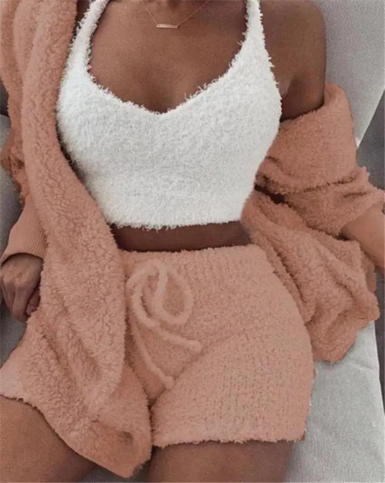 Cozy Love Affair Women's Winter Pajama Set | Beauty Bouqe 