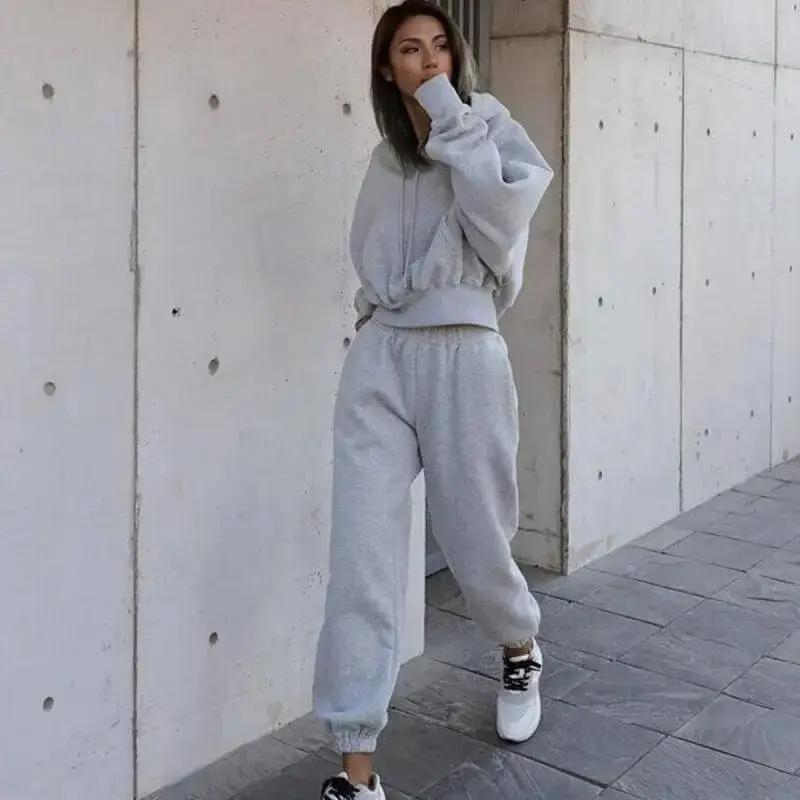 Casual Hoodie Tracksuit for Ladies | Beauty Bouqe 