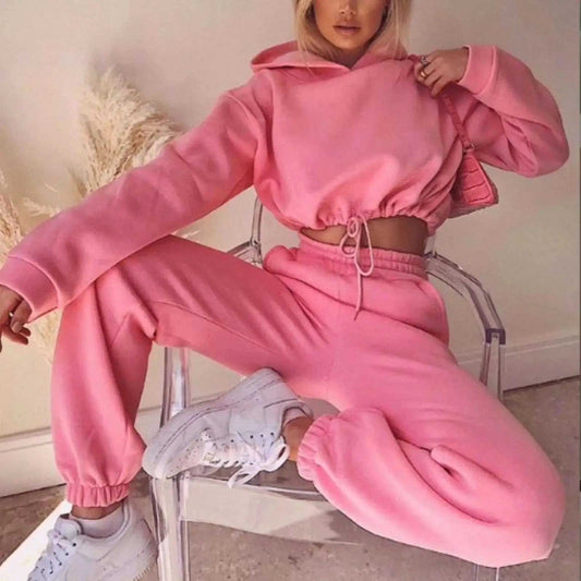 Ultimate Comfort & Style Women's Two-Piece Tracksuit for All Seasons - Beauty Bouqe